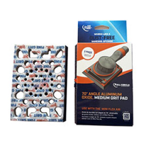 FULL CIRCLE MINI 70°-F MINI FLEX 70° FINE GRIT ABRASIVE PAD 2-PACK