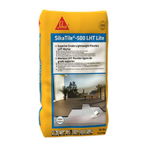 SIKATILE 500 30LB WHITE SUPERIOR LIGHTWEIGHT FLEXIBLE LARGE &HEAVY TILE MORTAR