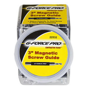 G-FORCE 22532 3" HOODED MAGNETIC BIT HOLDER 30 PC COOKIE JAR