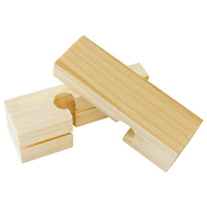 KRAFT BL350-5PR 4" WOOD LINE BLOCKS- 5 PAIRS