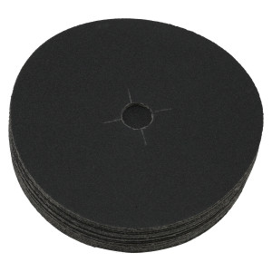 NORTON 35076 7" X 7/8" 100-2/0 GRIT BOLT-ON EDGER DISC BLACK 100PK