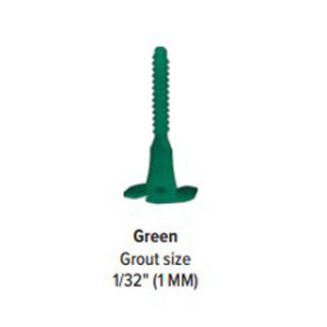 PEARL ABRASIVE TPLS500132 1/32" 1MM GREEN SPACER SCREW 100-PACK