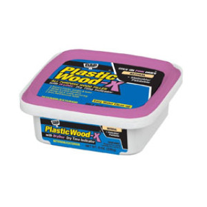 DAP 00541 PLASTIC WOOD X 8 OZ LATEX FILLER WITH DRYDEX PINK INDICATOR