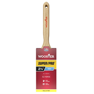 WOOSTER J4102 2-1/2" SUPER/PRO FIRM NYLON & POLYESTER FLAT SASH PAINT BRUSH