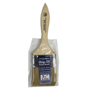 PAINT-FORCE 33425 2-1/2" 2X WHITE BRISTLE CHIP BRUSH (DOUBLE THICK)