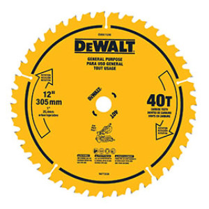 DEWALT DWA11240 12" 40T SAW BLADE GENERAL PURPOSE