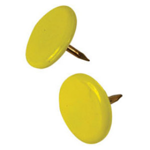 ANCHOR WIRE 122670 NICKEL PLATED ROUND HEAD THUMB TACKS (40PK)