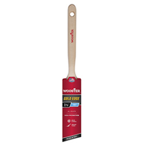 WOOSTER 5231 1-1/2" GOLD EDGE FIRM CT POLYESTER ANGLE SASH PAINT BRUSH