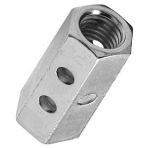 NATIONAL N182-709 4003BC 1/2" - 13 STEEL COUPLERS FOR THREADED RODS ZINC PLTD