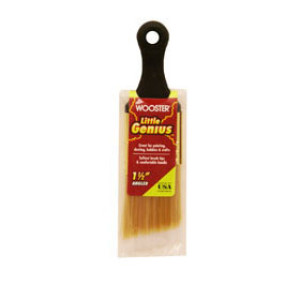 WOOSTER Q3222 1-1/2" LITTLE DIPPER SOFT POLYESTER ANGLE SHORT HANDLE BRUSH