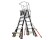 LITTLE GIANT 18509-240 5'-9' IAA F/G ADJUSTABLE SAFETY CAGE PLATFORM LADDER