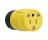 PASS & SEYMOUR  1547 15A 125V 5-15R STRAIGHT BLADE RUBBER CONNECTOR