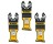 DEWALT DWA4258-3 1-1/4" OSCILLATING GENERAL PURPOSE BLADE 3-PACK