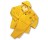 BOSS MANUFACTURING B44035/L YELLOW PVC RAINSUIT WITH BIBS L