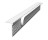 CLARKDIETRICH 94194 CT58-10 5/8" VINYL RIP-BEAD L-TRIM CORNER BEAD