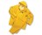 BOSS MANUFACTURING B44035/3XL YELLOW PVC RAINSUIT WITH BIBS 3XL