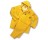BOSS MANUFACTURING B44035/XL YELLOW PVC RAINSUIT WITH BIBS XL