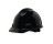 HONEYWELL NSB10011 NORTH SHORT BRIM 4PT RATCHETING HARD HAT BLACK