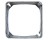 RACO 8201 4" SQUARE BOX EXTENSION RING 1-1/2" DEEP WITH 1/2" KNOCK OUTS