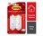 3M 17068ES COMMAND WHITE MEDIUM WIRE HOOKS 3LB CAPACITY - 2 HOOKS / 4 STRIPS