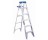 LOUISVILLE LADDER AS2106 6' TYPE I ALUMINUM STEPLADDER 250LB RATING