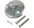 PLUMB PAK PP826-1 FACE PLATE TRIP LEVER WITH SCREWS & PIN CHROME PLATED