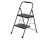 MR BRANDS 1643 TRUHOME 2 STEP STOOL METAL LADDER ANSI II