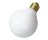SATCO S3440 25W G25 GLOBE GLOSS WHITE BULB