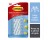3M 17026CLR-ES COMMAND CLEAR DECORATING CLIPS - 20 CLIPS / 24 CLEAR STRIPS