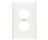 PASS & SEYMOUR  TP8WCC100 1-GANG WALL PLATE 3 TOG W/O LINE WHITE