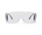 HONEYWELL RWS-51135 GENERAL PURPOSE OVER THE GLASS SAFETY GLASSES CLEAR