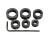 GENERAL TOOLS S838 23096 6PC DRILL STOP SET ASSORTED WITH ALLEN WRENCH