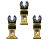 DEWALT DWA423CSET ELITE SERIES CARBIDE OSCILLATING BLADE COMBO 3-PACK