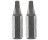 BOSCH ITSQ2102 1" X #2 SQUARE IMPACT TOUGH SCREWDRIVING INSERT BIT R2 2 PACK