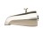 PLUMB PAK PP825-31 BATHTUB SPOUT WITH DIVERTER 3/4" IPS CHROME PLATED