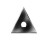 HYDE 10420 2-3/4" STEEL TRIANGULAR MOLDING SCRAPER BLADE FOR 10400 SCRAPER
