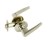 G-FORCE 80150 PRIVACY STRAIGHT LEVER LOCKSET STAINLESS STEEL
