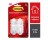 3M 17081ES COMMAND WHITE DESIGNER MEDIUM HOOKS - 2 HOOKS 4 STRIPS