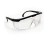 SAS 5270 HORNETS BLACK / CLEAR POLY ANTI-SCRATCH ADJUSTABLE SAFETY GLASSES