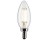 SATCO S21819 4W TORPEDO LED CLEAR CANDELABRA BASE 2700K 120V 350 LUMENS 2PK