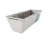 USG 340401 10" MATRIX STAINLESS STEEL MUD PAN W/REINFORCED BAND