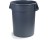 CARLISLE BRONCO 34104423 44 GALLON GRAY ROUND WASTE CONTAINER
