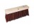 DQB 08504 16" POLY STREET BROOM 5-1/4" TRIM 2 TAPERED HANDLE HOLES