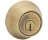 KWIKSET 665-5 CP K6 ANTIQUE BRASS DOUBLE DEADBOLT 96650-391