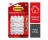 3M 17006ES COMMAND WHITE MINI HOOKS 1/2 LB CAPACITY - 6 HOOKS / 8 STRIPS