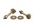 PLUMB PAK PP830-49 TOILET BOLT SNAP OFF SET 1/4" X 2-1/4" SOLID BRASS