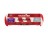 WOOSTER CANDY STRIPE R209-9 9" X 1/4" RED/WHT WOVEN MOHAIR BLEND ROLLER COVER