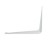 G-FORCE 41156 6" X 8" WHITE SHELF BRACKET