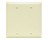 PASS & SEYMOUR  TP23ICC12 2-GANG NYLON BLANK WALL PLATE IVORY