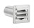 LAMBRO 267W-B 4" WHITE PLASTIC LOUVER VENT STANDARD 11" TAIL